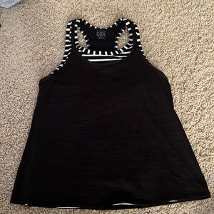 athleta girl tank, built in bra, built in tank, super comfy good for workout.